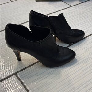 Vince Camuto Black Heeled Ankle Boots
